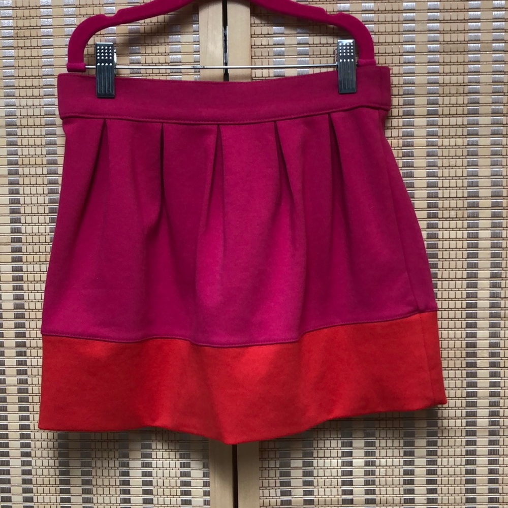 Girls Gymboree orange and hot pink skirt!
